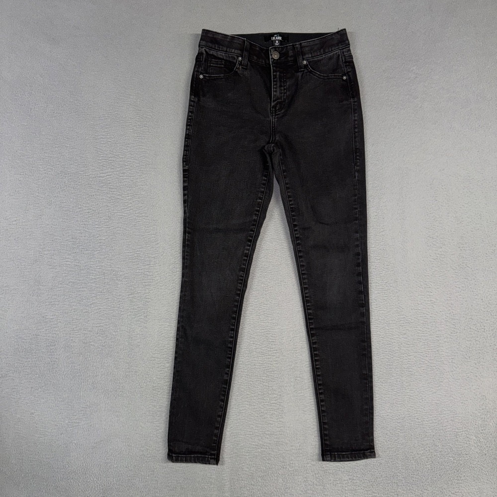 Lularoe Jeans Womens 26 Black Skinny Ankle Stretch Denim Cotton Blend Preppy